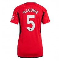 Ženski Nogometni dresi Manchester United Harry Maguire #5 Domači 2023-24 Kratek Rokav